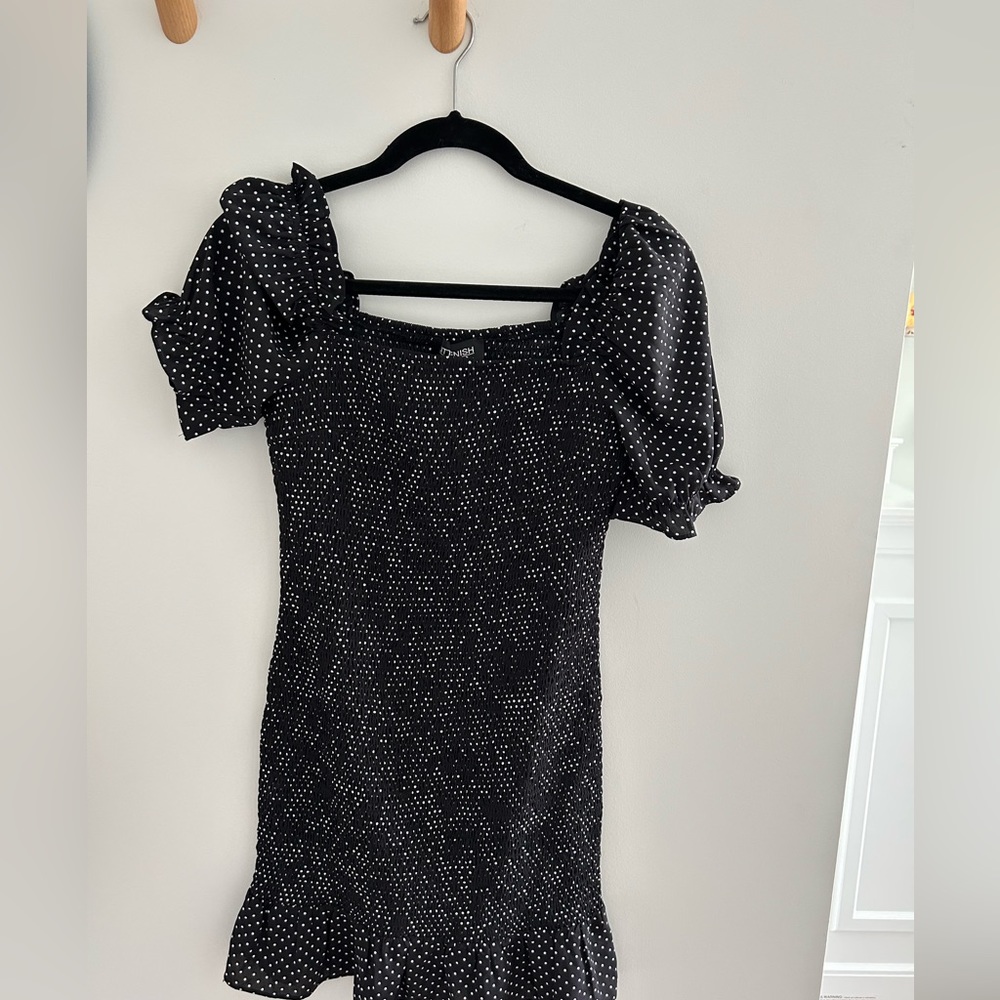 Kittenish smocked dress
